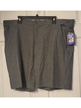 NWT Huk Gray Performance Fishing Outdoor Shorts XXXL